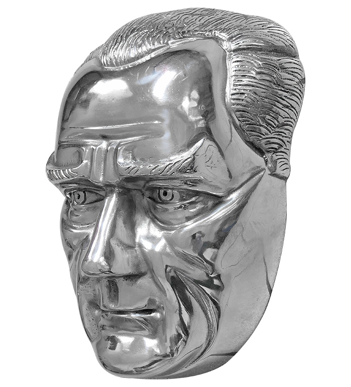 40 cm D�k�m Al�minyum Atat�rk Mask�