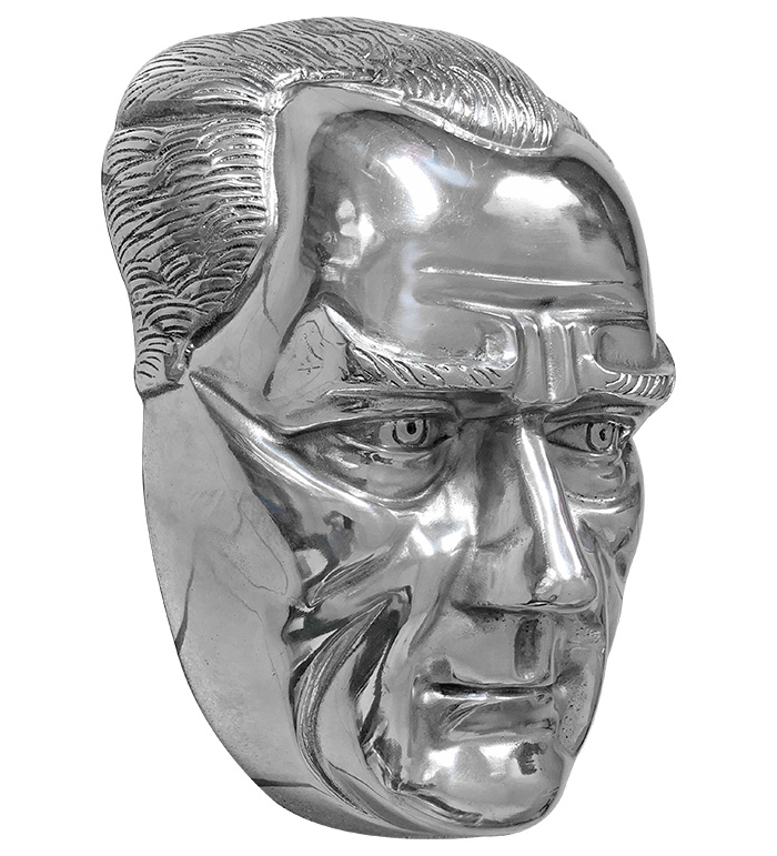 40 cm D�k�m Al�minyum Atat�rk Mask�
