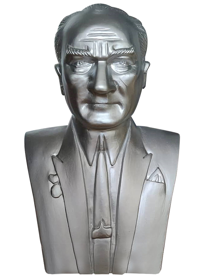 55 cm Alüminyum Atatürk Büstü 55 cm Alüminyum Atatürk Büstü