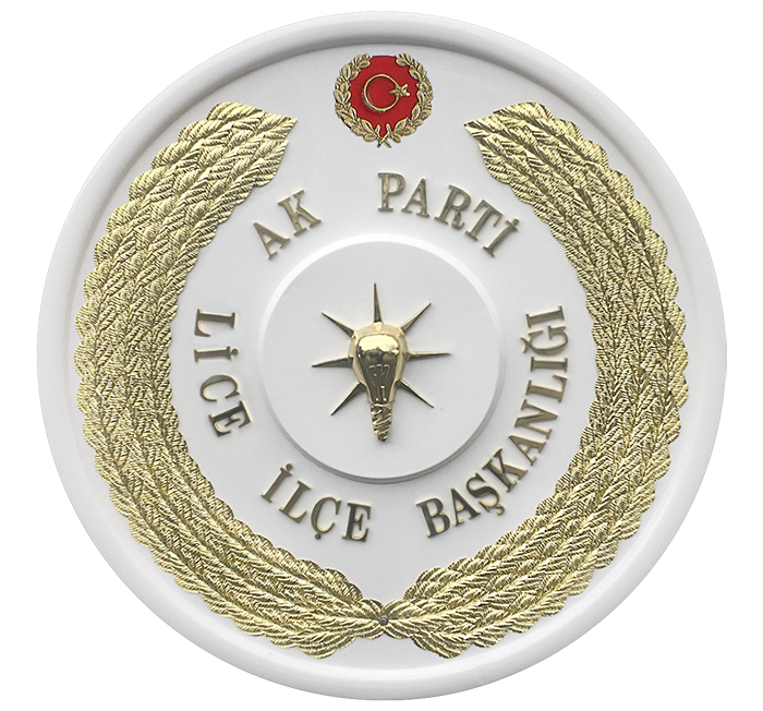 AKP Ak Part Metal Tören Çelenkleri AKP Ak Part Metal Tören Çelenkleri