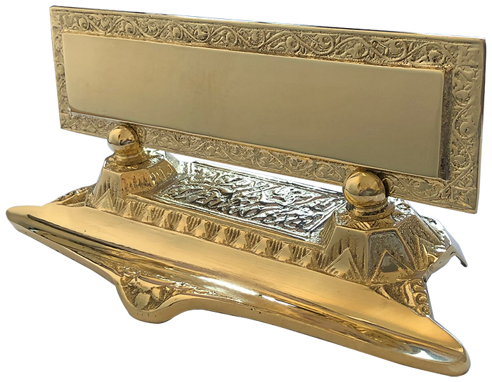 PM9 Antik Model Pirinç Masa İsimliği PM9 Antik Model Pirinç Masa İsimliği