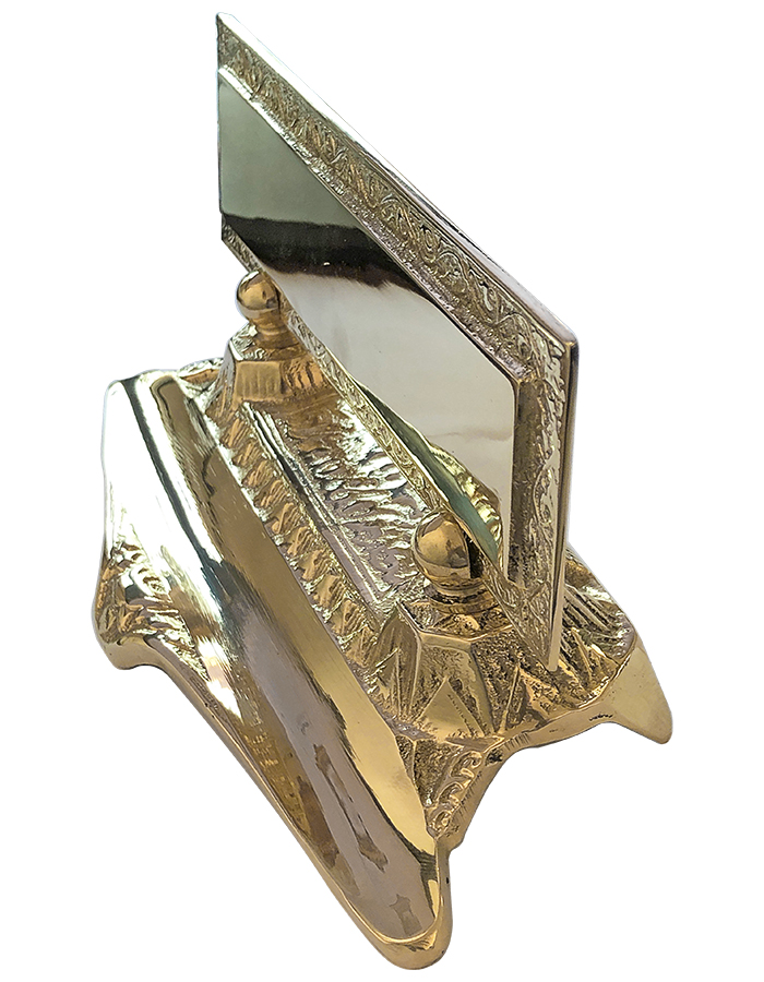 PM9 Antik Model Pirinç Masa İsimliği PM9 Antik Model Pirinç Masa İsimliği