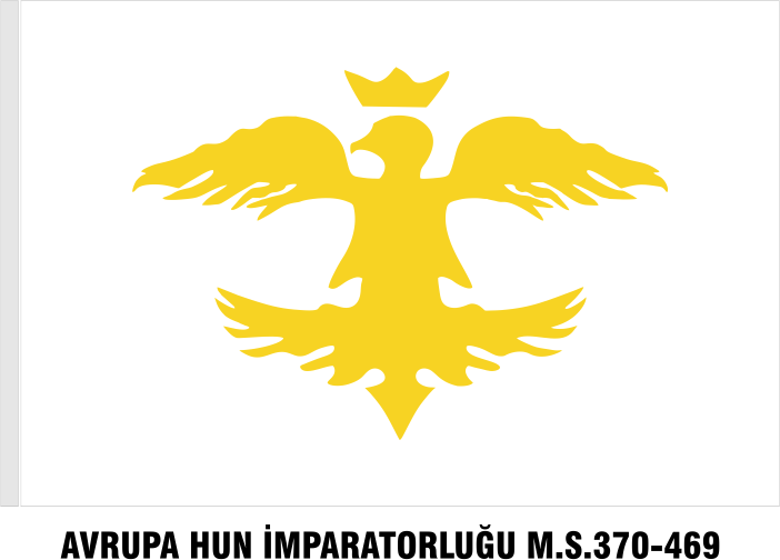 Avrupa Hun İmparatorluğu Bayrağı - Sancağı - ESKİ TÜRK DEVLETLERİ BAYRAKLARI Avrupa Hun İmparatorluğu Bayrağı - Sancağı - ESKİ TÜRK DEVLETLERİ BAYRAKLARI