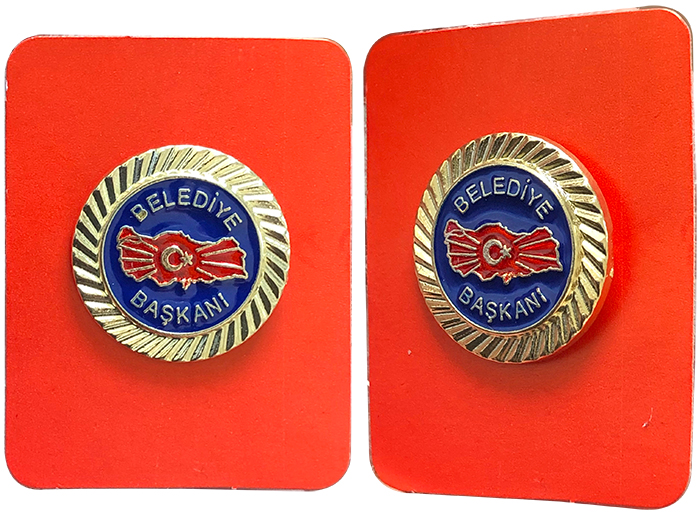 Belediye Başkanı Yaka Rozeti Belediye Başkanı Yaka Rozeti