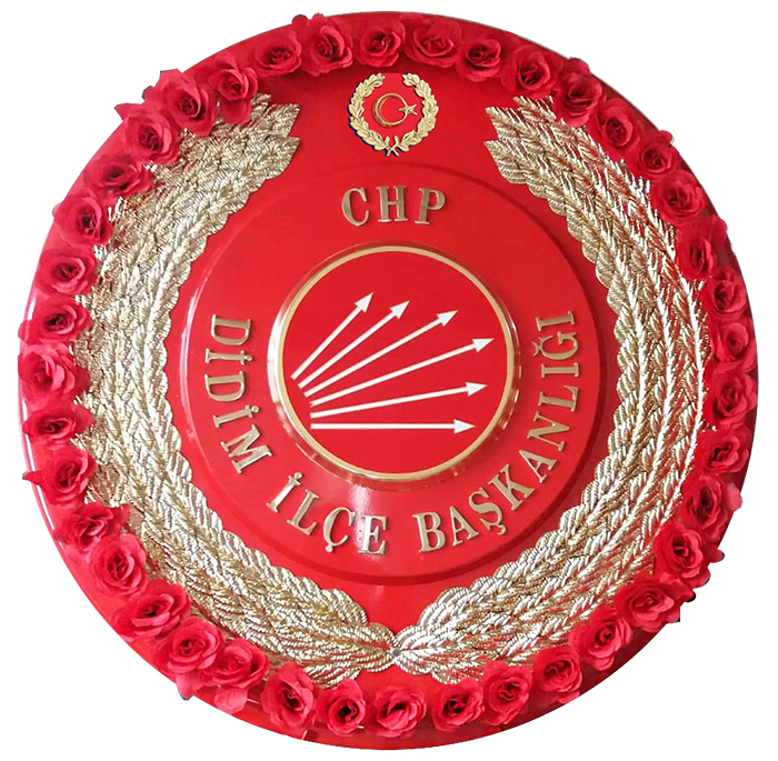 CHP ÇELENK - CHP Metal Tören Çelengi CHP ÇELENK - CHP Metal Tören Çelengi
