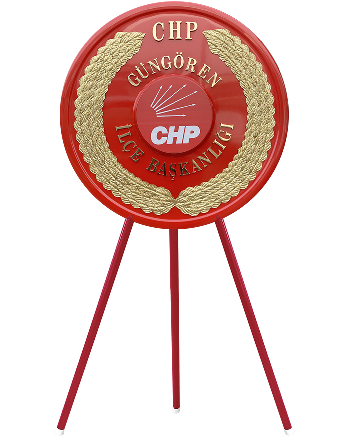 CHP Cumhuriyet Halk Partisi Metal T�ren �elengi