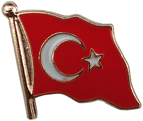TBR5 Dalgal� T�rk Bayra�� Rozeti