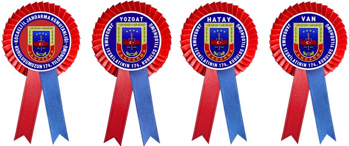 10 Haziran Jandarma Kurulu� Y�ld�n�m� Saten Yaka Kokart�