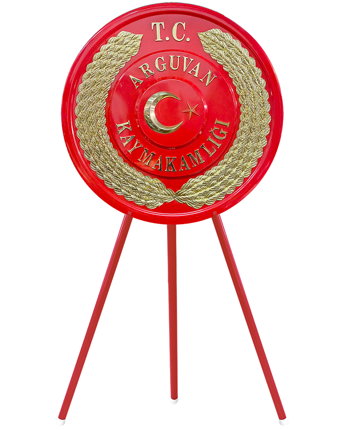 Kaymakamlık Metal Tören Çelengi Kaymakamlık Metal Tören Çelengi