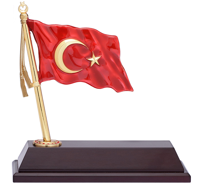 MVIP01 Vip Dalgalanan Türk Bayraklı Masa İsimliği MVIP01 Vip Dalgalanan Türk Bayraklı Masa İsimliği
