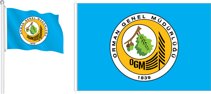 OGM - Orman Genel Müdürlüğü Bayrağı OGM - Orman Genel Müdürlüğü Bayrağı