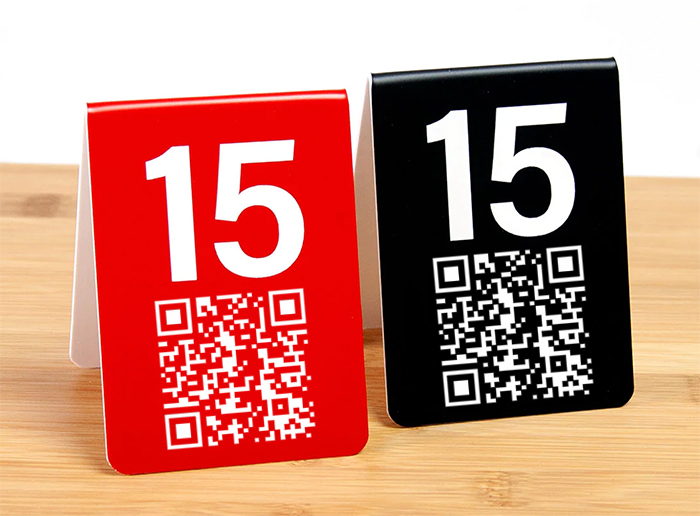 PMN7 Rezopal QR Kod ve Masa Numarası PVC PMN7 Rezopal QR Kod ve Masa Numarası PVC