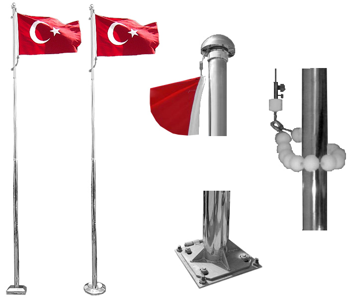 Paslanmaz Dış Mekan Bayrak Direği Model ve Çeşitleri Paslanmaz Dış Mekan Bayrak Direği Model ve Çeşitleri