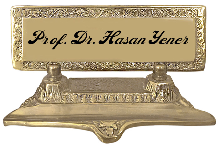 PM9 Antik Model Pirinç Masa İsimliği - Döküm PM9 Antik Model Pirinç Masa İsimliği - Döküm