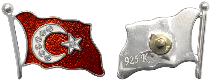 TBR19 Dalgalı Türk Bayrağı Rozeti - Cumhurbaşkanı Rozeti- Vip Rozet TBR19 Dalgalı Türk Bayrağı Rozeti - Cumhurbaşkanı Rozeti- Vip Rozet