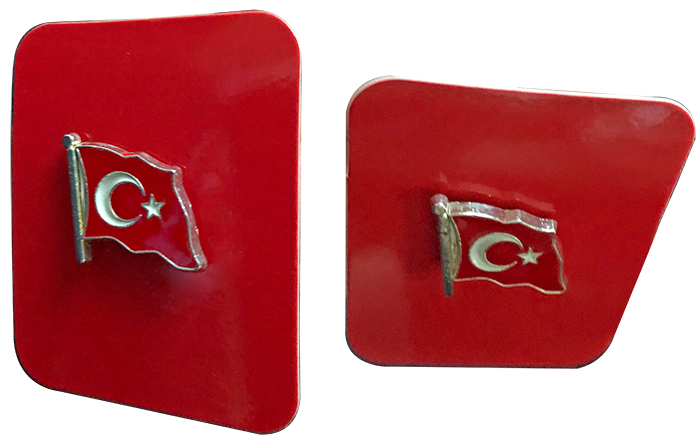 TBR5 Dalgalı Türk Bayrağı Rozeti Kaliteli TBR5 Dalgalı Türk Bayrağı Rozeti Kaliteli