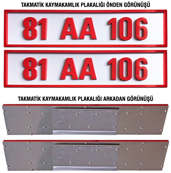 Kaymakam Takmatik Makam Ara� Plakas� 