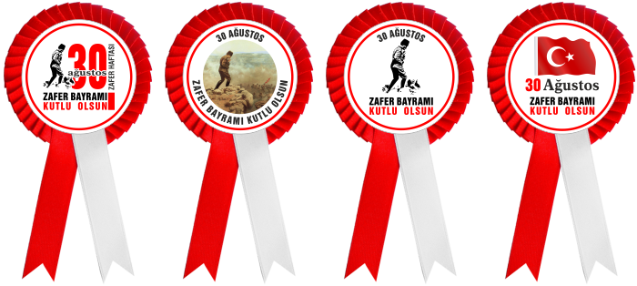 30 A�ustos Zafer Bayram� Kutlamalar� Saten Yaka Kokart�