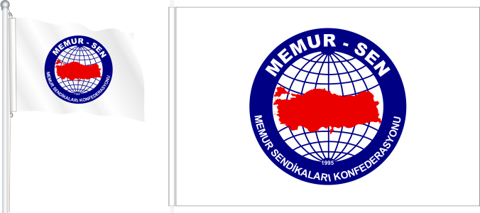 Memur-Sen Memur Sendikalar� Konfederasyonu  Bayrak ve Flamalar�